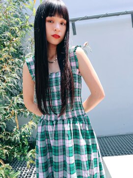 ロイド(Lloyd) 【Lloyd 大宮】透明感ブラック×地毛風ロング