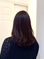 アミリアバイザザ(amiliea by ZA/ZA)&nbsp;ブリーチなしボルドーカラー