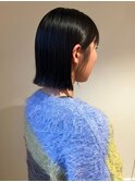 切りっぱなしボブ　髪質改善トリートメント　美髪　艶髪　黒髪
