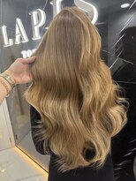 ラピス 渋谷本店(Lapis) ミルクティーベージュ/ブリーチなし/イメチェン/外国人風