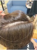 白髪も自然に染めながら明るさをキープ