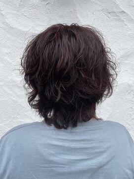 グルグル 妙典店(GULGUL) ニュアンスパーマグレイレッド