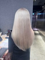 ペレ 栄店(PELE) ホワイトグレージュ/デジタルパーマ/チェリーブラウン/栄