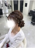 アップヘア/おだんごヘア/お呼ばれヘアセット