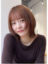 《＊ボブレイヤー＊》 まとまりある可愛いボブ★トレンドの韓国スタイルを取り入れ魅力UP！［前髪カット］