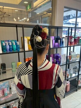 ミューク ハッピーヘアライフ 寺田町北口店(ｍieuxque happyhairlife) くびれヘアヘアセットお呼ばれセットアンプレラカラー