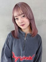 アルバム 銀座(ALBUM GINZA) くびれミディ韓国ヘアおくれ毛前髪カット顔周りレイヤー_F0019