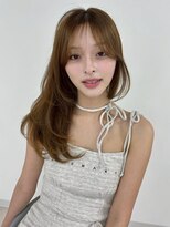 ユーフォリア エヌ 池袋サンシャイン通り店(Euphoria +n)&nbsp;ミディアムレイヤースタイル