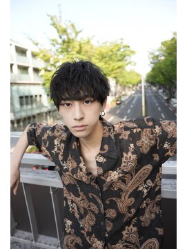 ネクスト 渋谷(NEXT) MEN’S HAIR/ブルーブラック/フェザーパーマ/渋谷ア