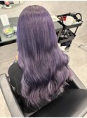 グレーラベンダーハイトーンパープルケアブリーチ成増