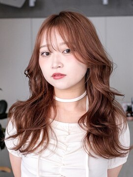 テクネ 天神大名(techne) 天神大名今泉ロングレイヤー韓国風くびれ巻き髪小顔透明感ヘア
