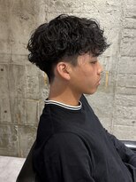 ニアウ 太田店(Niau) MEN’S HAIR/波巻きツイストスパイラル/リバースセンターパート