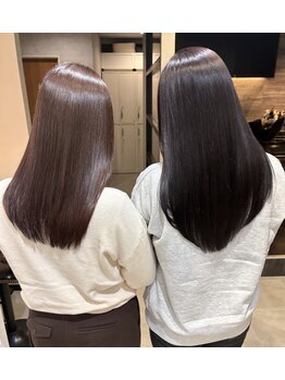 りしゅ 富雄店(RicHE TOMIO)の写真/髪のお洒落をもっと楽しんでほしいから、1人1人に合った最適なケアで美髪を育む土台作りを。