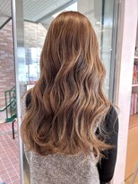 イグレック 庄内本店(igrek)&nbsp;大人可愛い×明るめミルクティベージュ×立体感ハイライト