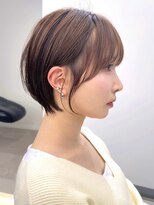グラフ 鎌倉(GRAFF) ショートカットxひし形ショートボブ×前髪あり20代30代40代