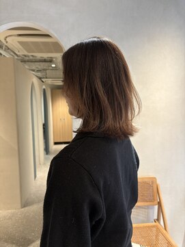 ルウ 押上(rue) ピンクベージュ×白髪ぼかし＜押上 半個室＞