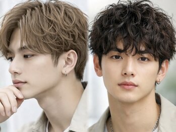 ムーン 仙台一番町店(OON)の写真/仙台一番町でメンズ支持多数◎韓国風ヘア・メンズパーマが人気！自宅で簡単にキマる再現性の高いスタイルに