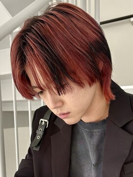 ローム 北花田店(Rome) フェザーパーマ/センターパート/スウィングショート