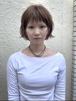 キャロルガーデンズ ボコカ 表参道(Carroll Gardens bococa) 耳かけショートボブ×シースルーバング
