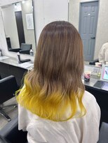 ヴィヒタ 川越 本川越(VIHTA.)&nbsp;グラデーションカラーイエロー推しカラーケアブリーチ川越本川越