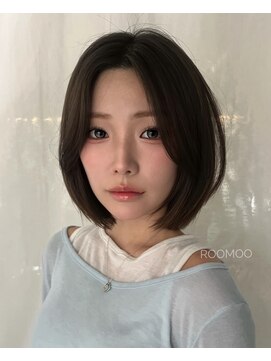 ナループロア ルームー(Nalu pu loa ROOMOO) 巻きすぎないゆるふわが韓国ぽい♪韓国ボブ/ダークブラウン/KIRA