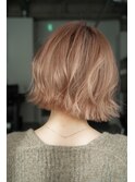 銀座　顔周りカット　ボブ　切りっぱなし　大人ヘア　