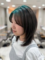 ヒョンミョン ライズバイレボ 取手店(hyon myon/RISE by REVO)&nbsp;ゴーストルーツカラー/レイヤーカット【取手/取手駅】