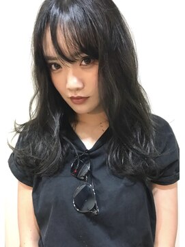 ヘアーデザイン シュシュ(hair design Chou Chou by Yone) ☆chouchou☆透け感ダークブルーアッシュ