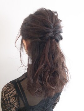 シエル ヘアーデザイン(Ciel Hairdesign) 【Ciel】ピンクバイオレットにアレンジで可愛く！