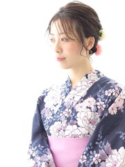 ☆浴衣ヘアアレンジ☆［山崎愉美］ボブでもアップスタイル