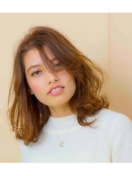 パルフェ ヘアー バイ オーク 九大学研都市(parfait hair byOAK) 【九大学研都市店】大人かわいいミディアムボブ♪