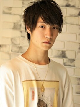 アルファ(alpha) サーフカール/フェザーパーマ/ブルーブラック/刈り上げセンター