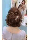 ショートヘアアレンジ☆外ハネスタイル