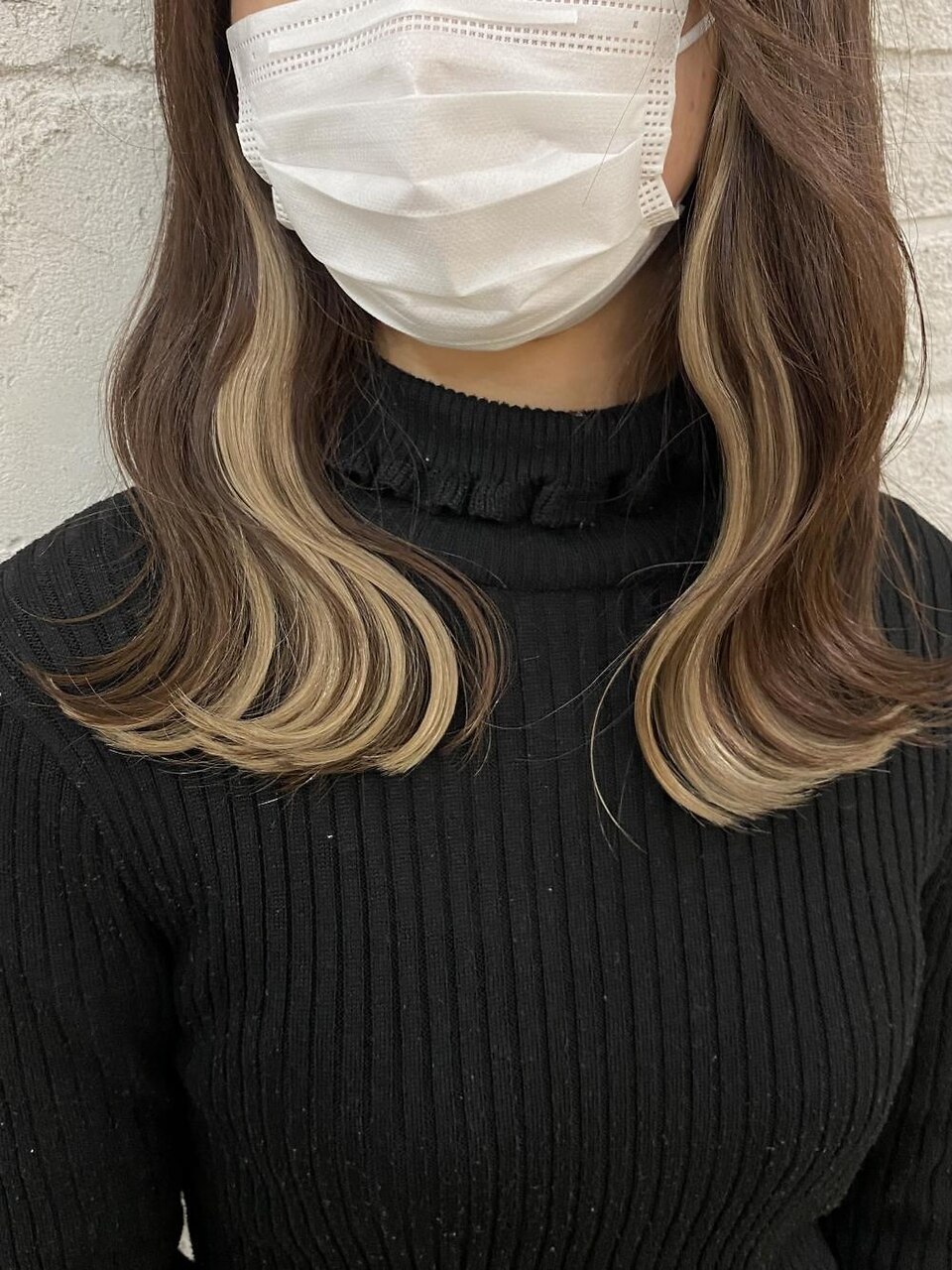 シールエクステイヤリングカラーホワイトベージュ7032