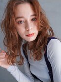 くびれ/Aラインミディアム/かきあげ/髪質改善/tokio/20代30代