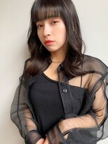 マリアバイアフロート(Maria by AFLOAT) 【山田】韓国風艶感暗髪アッシュ大きめカール