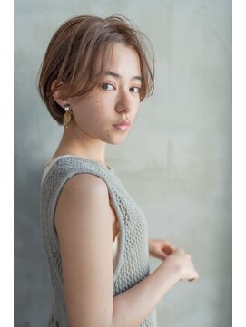 オースティン 錦糸町(AUSTIN) 大人かわいい前髪セシルカットココアブラウンフリンジウェーブ