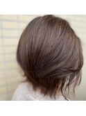 ハイライト/グラデーション/カーキグレージュ/大人【稲毛】