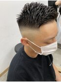 【cuzKLUB】バーバースタイル 濡れパン×フェードカット［池袋］
