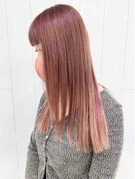 アイティーバイアルバム 八王子店(IT by ALBUM) ピンクベージュ_カーキグレージュマッシュショート_ba321232