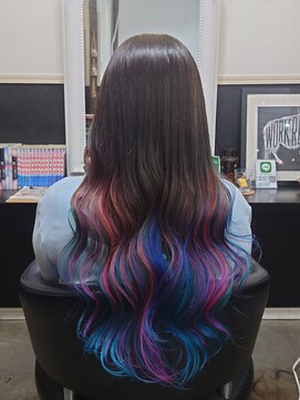 ミアロ 泉中央店(miaro) グラデーション×ユニコーンカラー