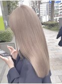 K41_ミルクティーベージュ ブリーチ1~2回
