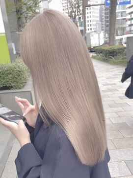 ペレ 渋谷(PELE) K41_ミルクティーベージュ ブリーチ1~2回