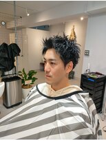 グットルーズトウキョウ(GOOD LOOSE TOKYO) 刈り上げないスパイキーショートバーバー大人ビジネス