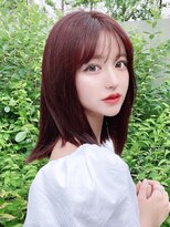 アイティーバイアルバム 北千住店(IT by ALBUM)&nbsp;ピンクラベンダー_ショコラアッシュヘルシースタイル_29283