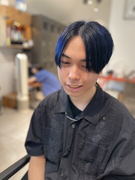 ナループロアツム(Nalu pu loa Tsum) メンズヘア ディープブルー