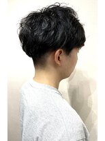 ルートプラス(RUTO+) 【ナチュラルスパイラルパーマ】マッシュツーブロック×刈り上げ