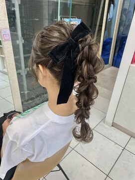 ヘアメイク マリア 福岡天神西通り(hair make MARIA) 高めの編みおろし