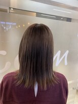 ヘアースペースブルーム ヒーロー 園田店(HAIR SPACE BLOOM hero) 【園田/ミルクティーベージュ】ブリーチカラー