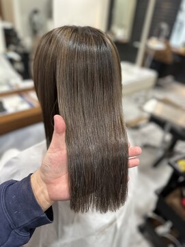 リー 京都西院(Lee) 【Lee京都西院 店長 髪質改善カラー寒色カラー】グレージュ系